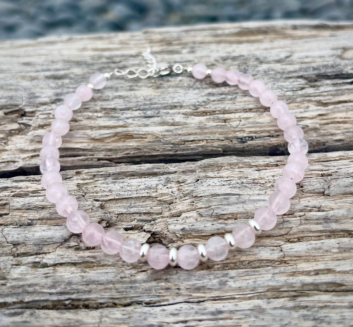 Harbour Rose Quartz & Sterling Silver Bracelet image 4