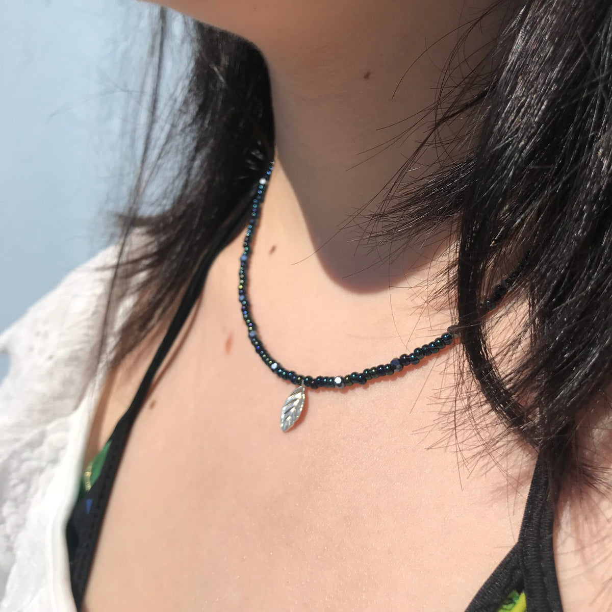Ocean Dusk Miyuki Beaded Necklace image 0