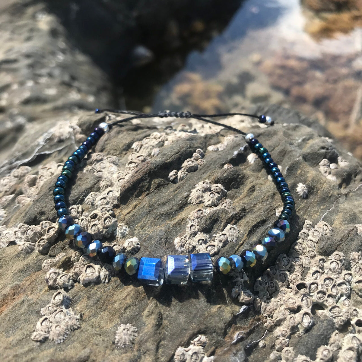 Neptune Crystal Beaded Bracelet image 0