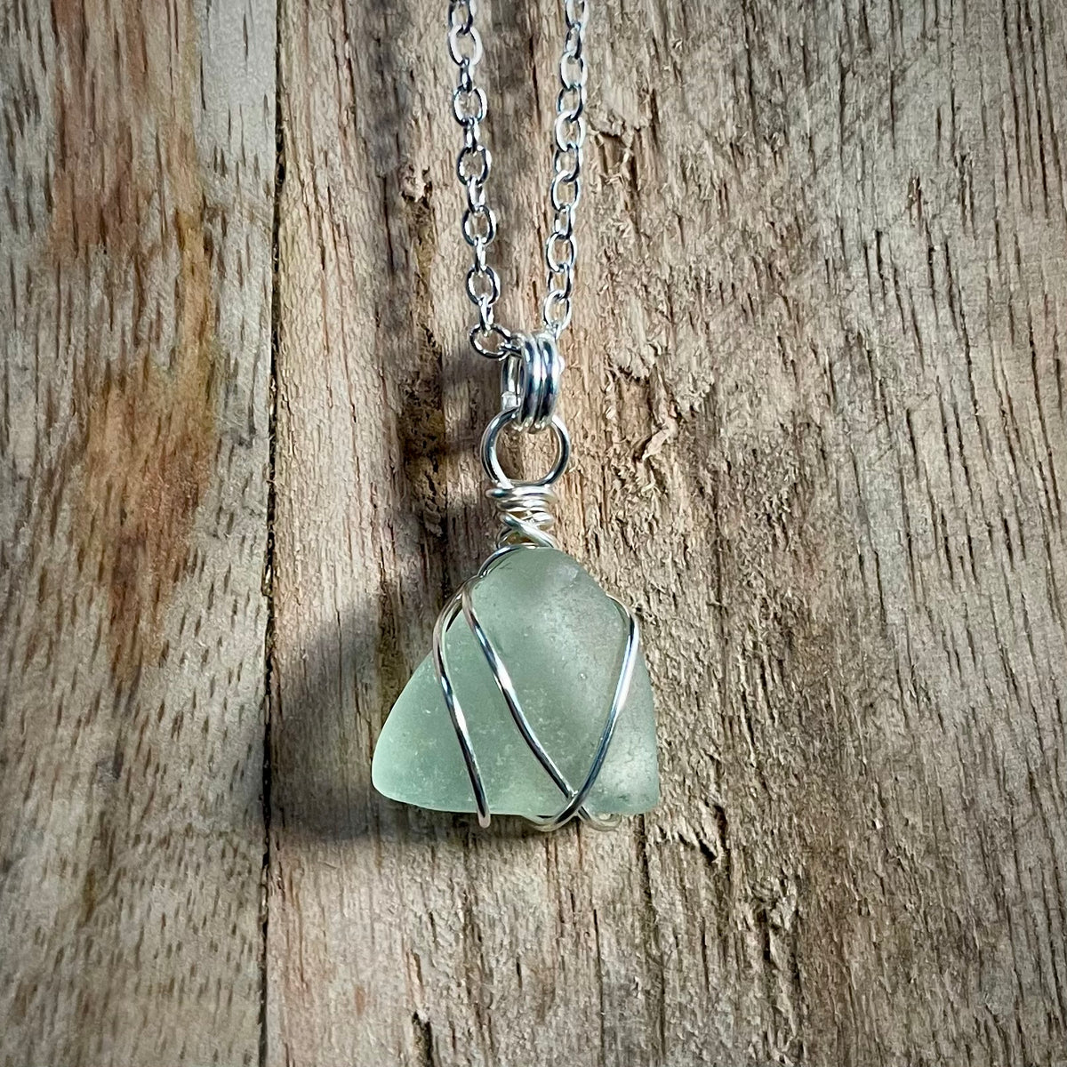 North Coast Sea Glass Necklace image 0