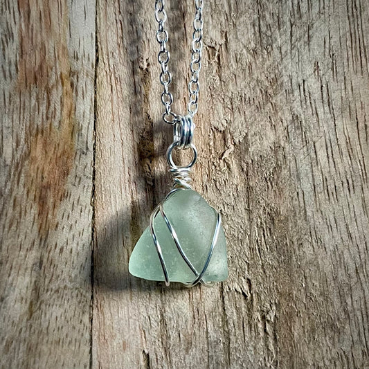 North Coast Sea Glass Necklace image 0