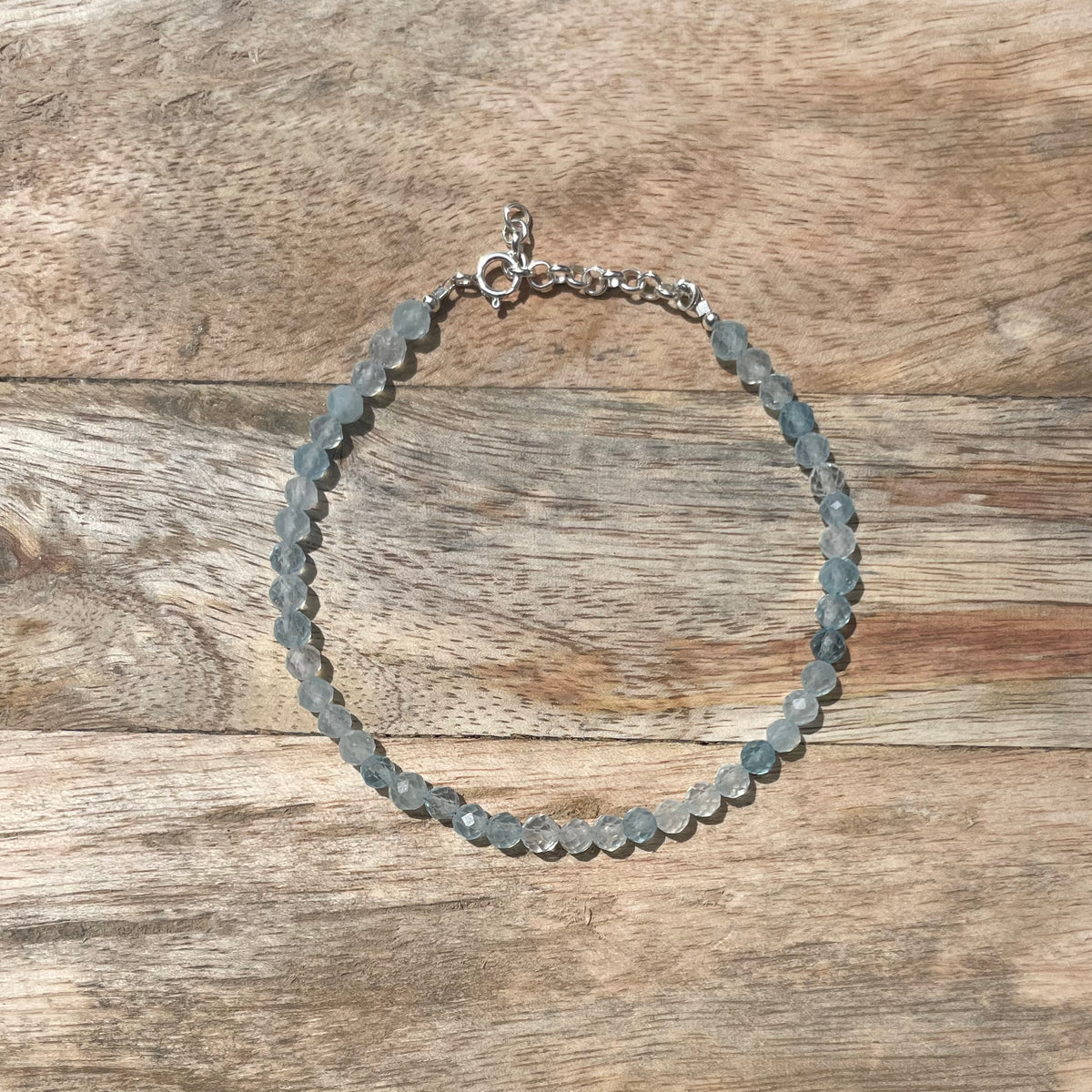 Amarina Aquamarine Bracelet - Sterling Silver image 2