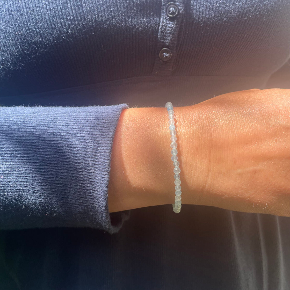 Amarina Aquamarine Bracelet - Sterling Silver image 3