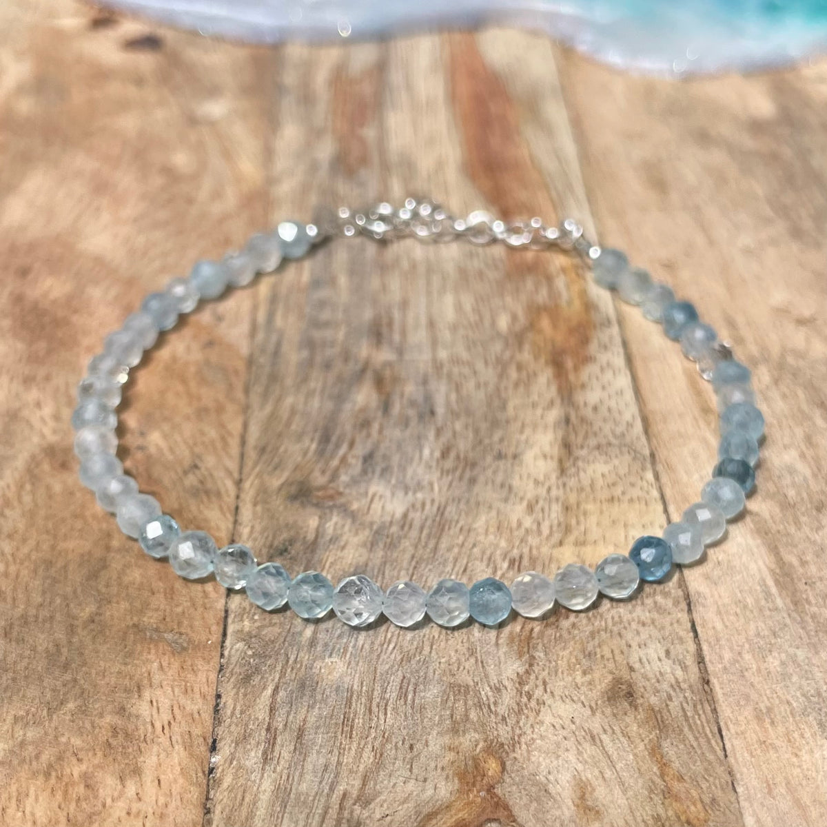 Amarina Aquamarine Bracelet - Sterling Silver image 1
