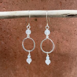 Stillwater moonstone earrings.